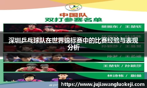 深圳乒乓球队在世界锦标赛中的比赛经验与表现分析